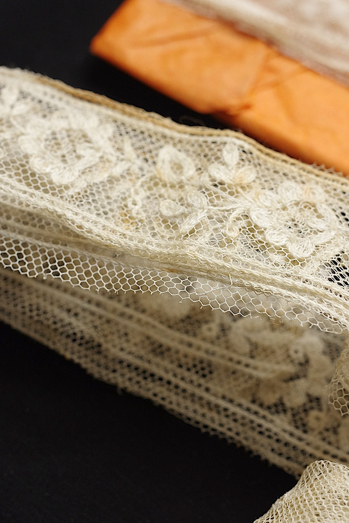 アンティークレース dentelle antique 110cm 100cm+おまけ .FR a l'epoque