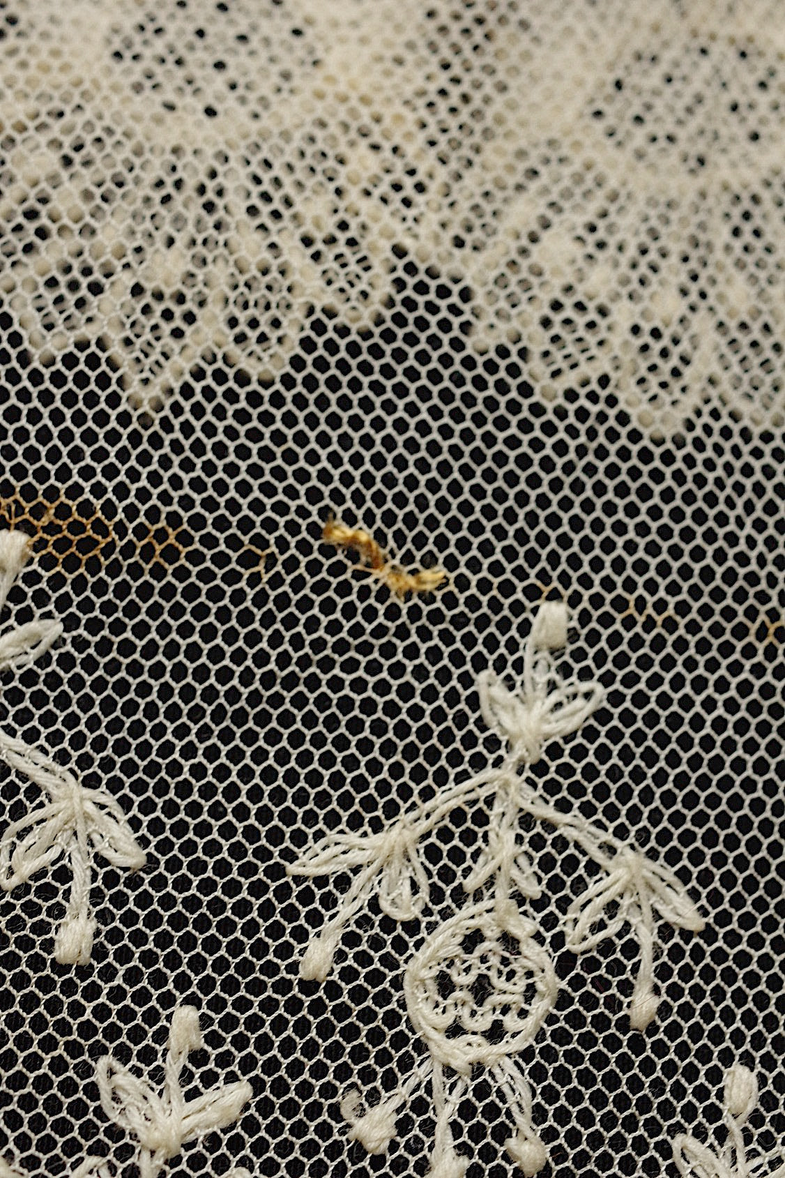 アンティークレース  dentelle antique  4本 .FR a l'epoque