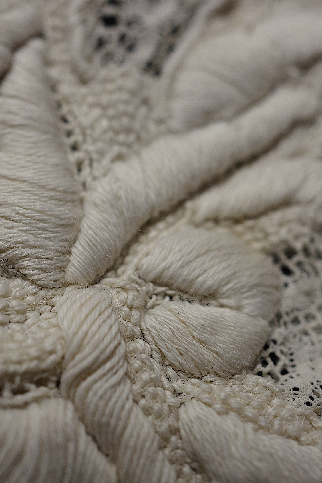 アンティークレース  dentelle antique  napperon 刺繍 .FR a l'epoque