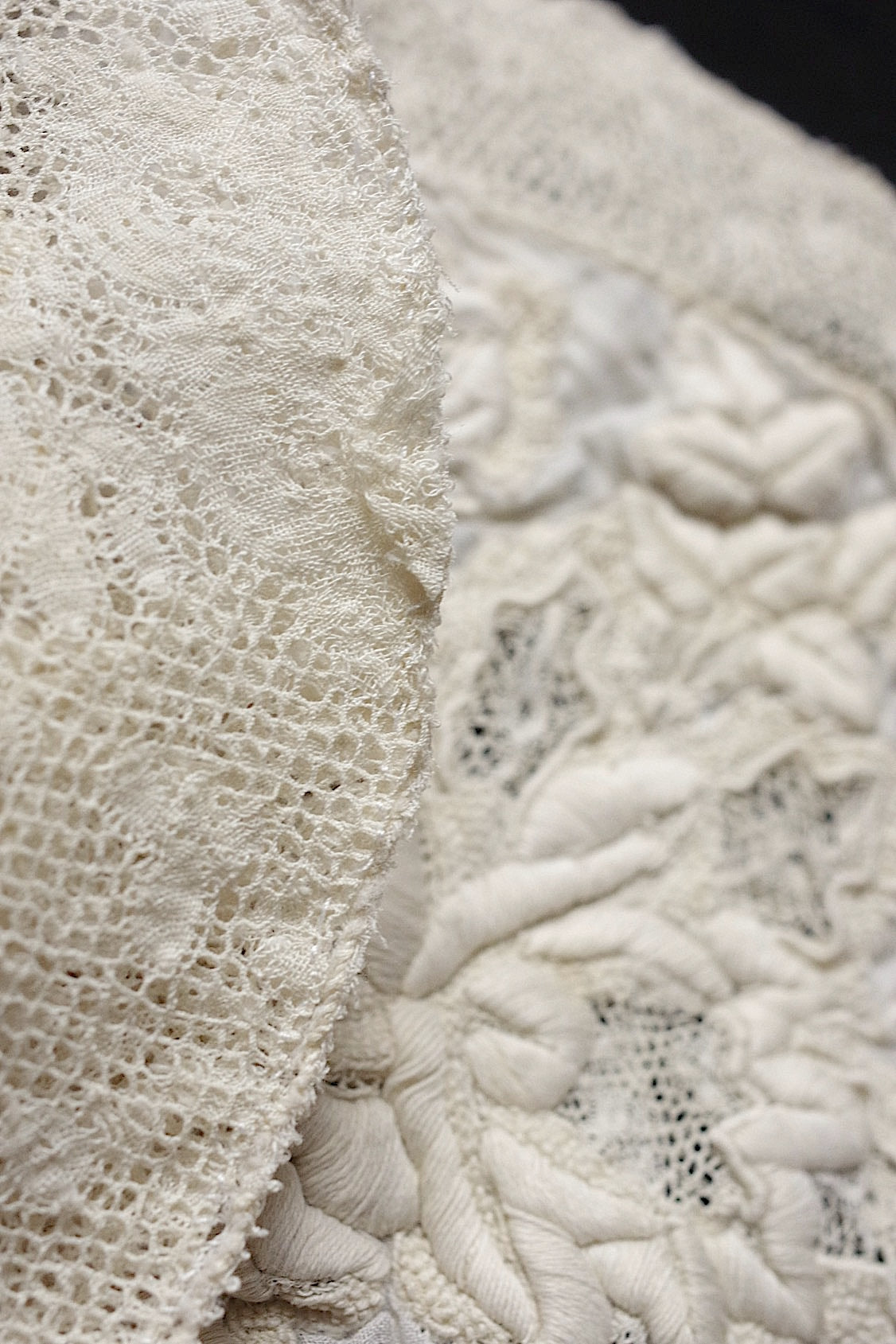 アンティークレース  dentelle antique  napperon 刺繍 .FR a l'epoque