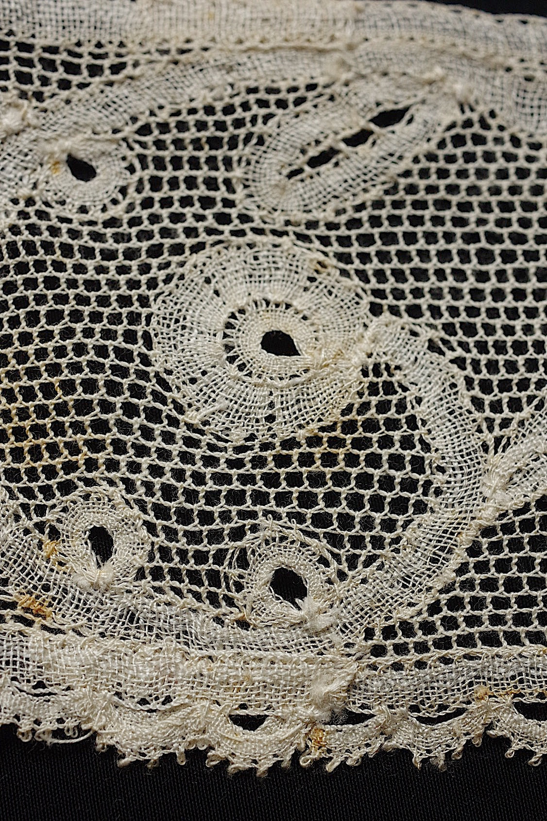 アンティークレース  dentelle antique  430cm .FR a l'epoque