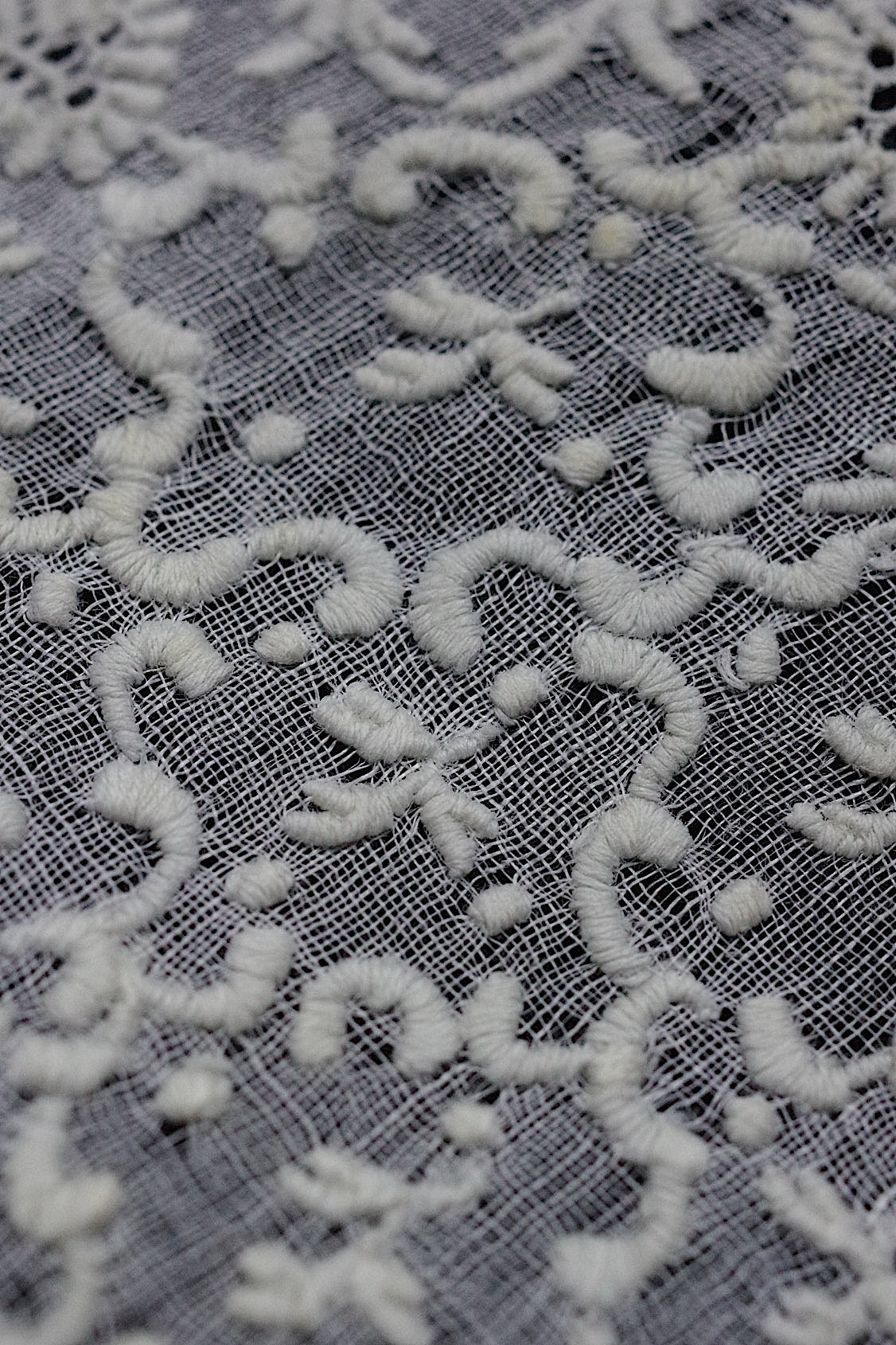 アンティークハンカチ mouchoir antique 3 .FR a l'epoque