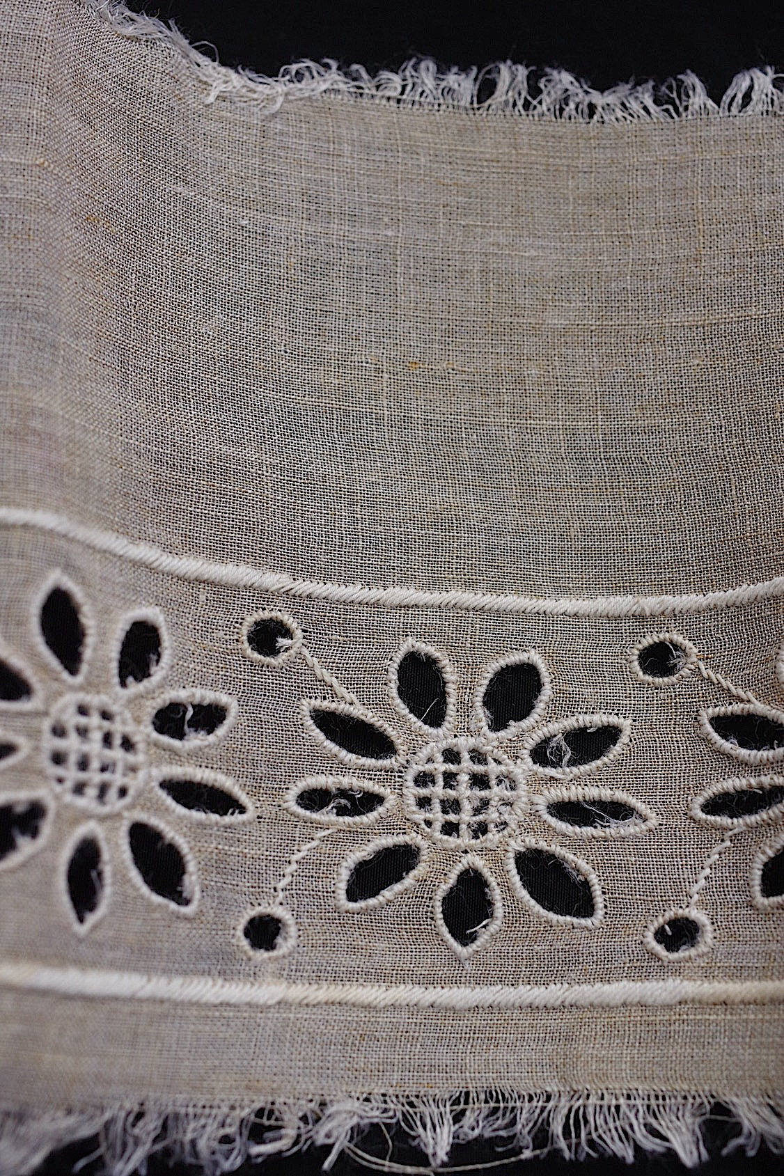 アンティークレース  dentelle antique  カットワーク刺繍 .FR a l'epoque