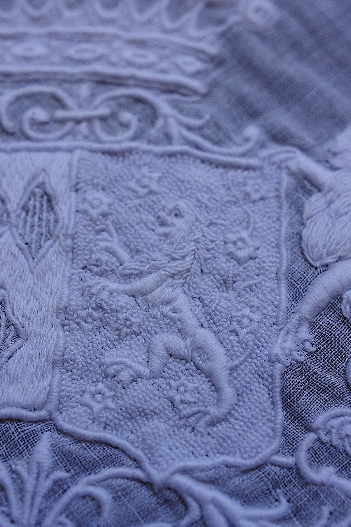 アンティークレースハンカチ  mouchoir antique   .FR a l'epoque