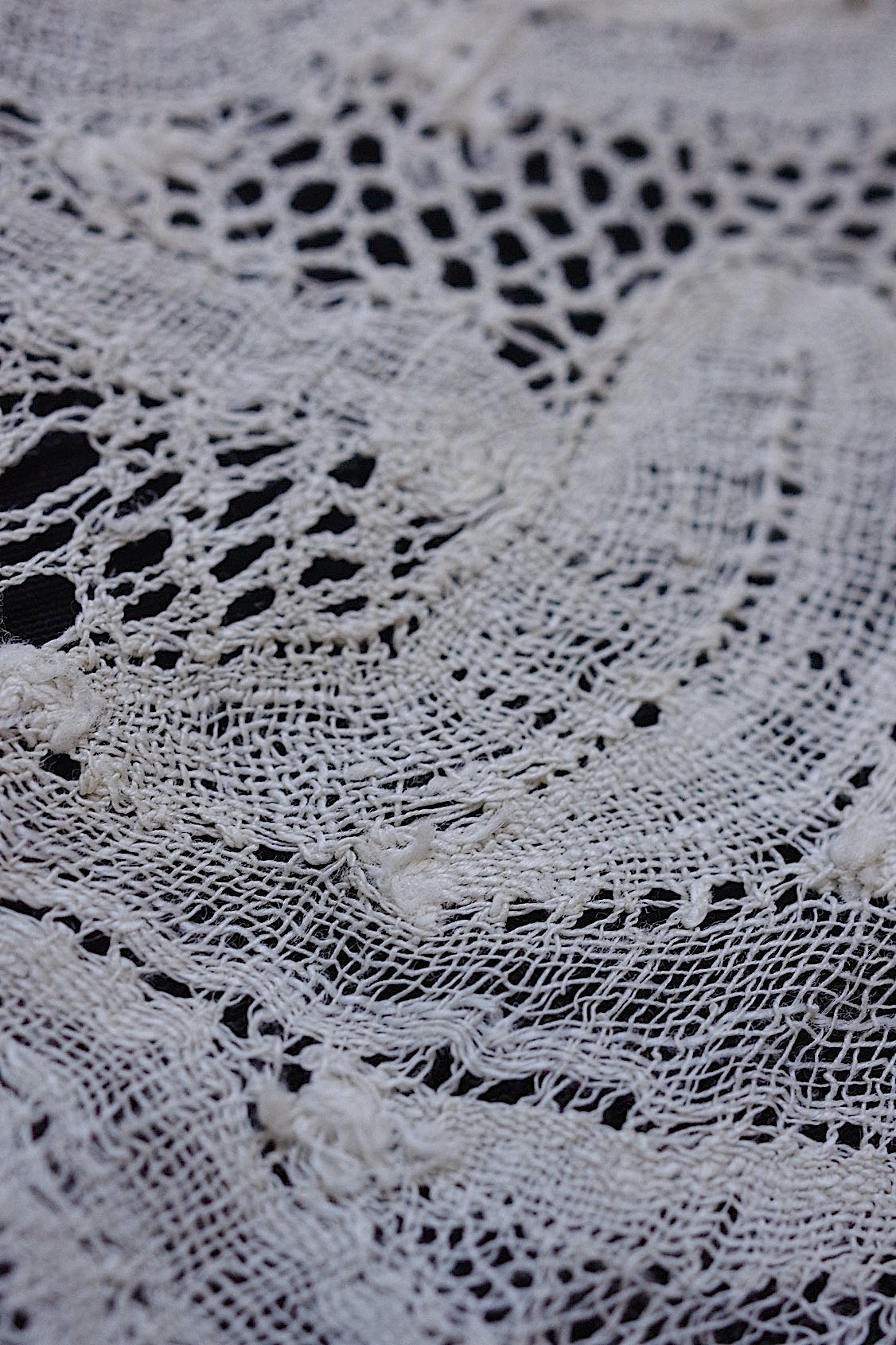 アンティークレース dentelle antique  204cm .FR a l'epoque