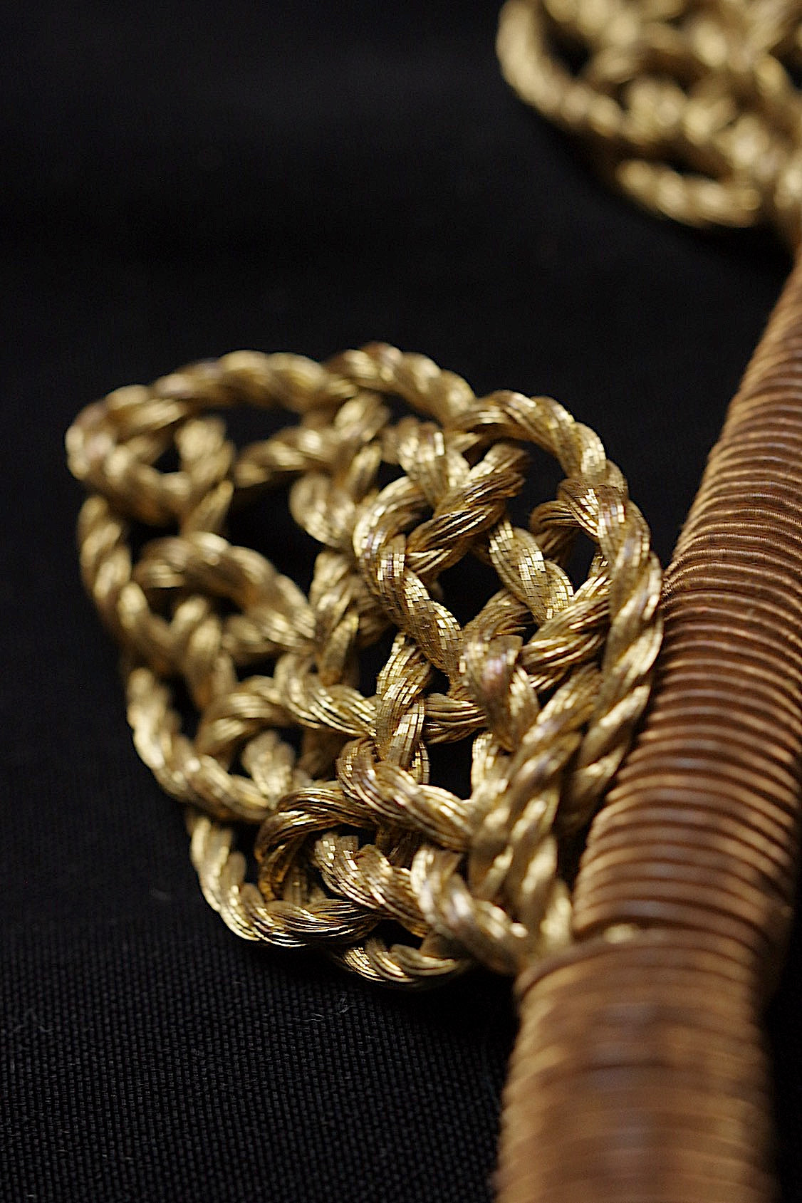 アンティークレース dentelle antique  メタル糸 モチーフ .FR a l'epoque