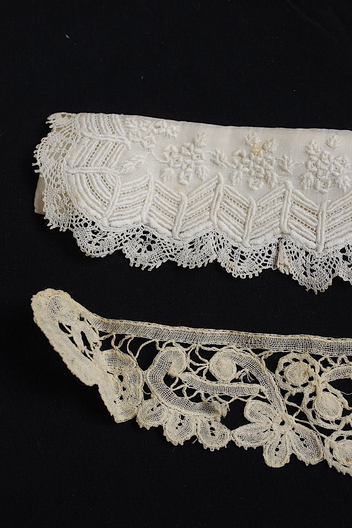 アンティークレース dentelle antique  3種 .FR a l'epoque