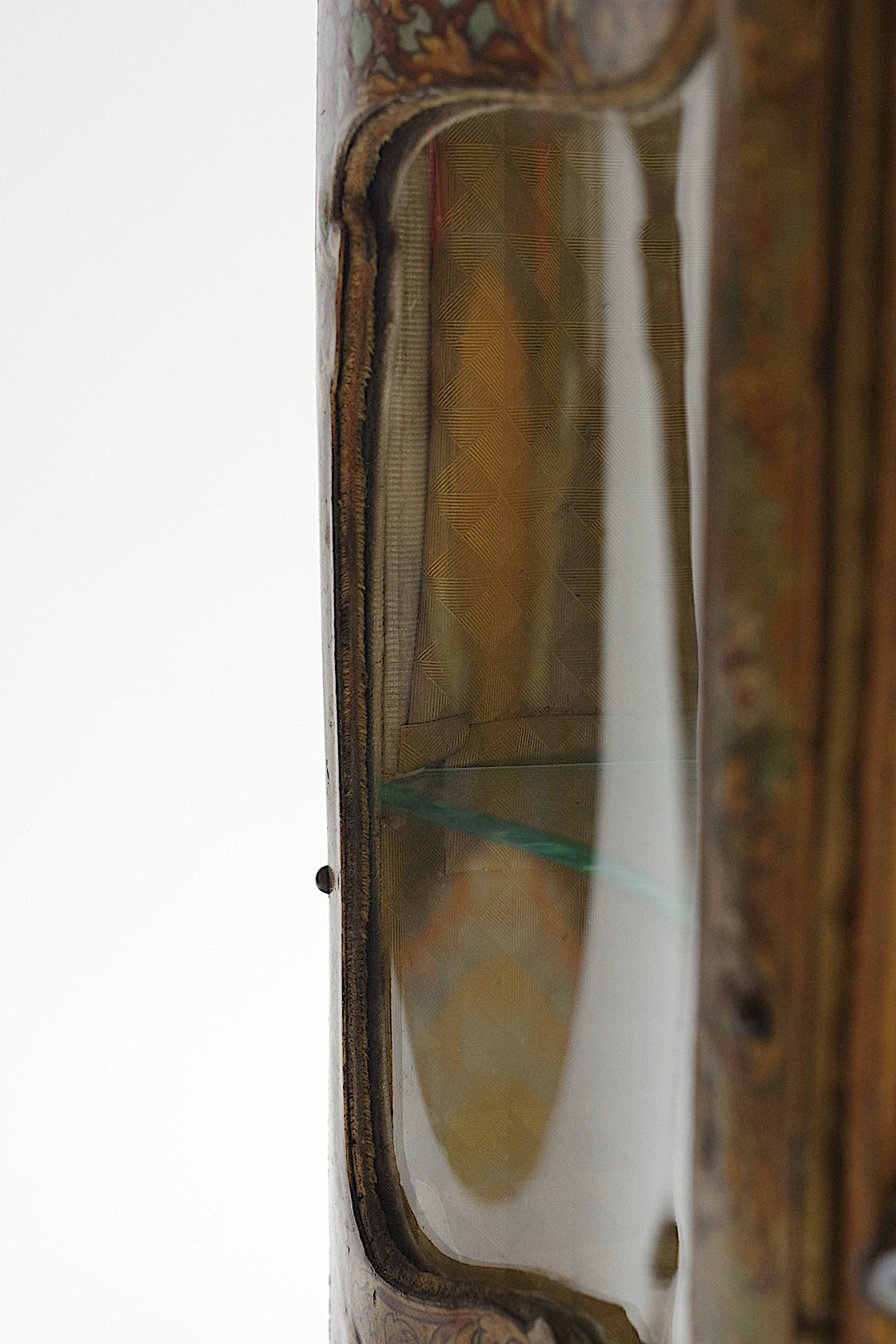 Chaise à porteur miniature  antique アンティーク小物入れ ミニチュア .FR a l'epoque