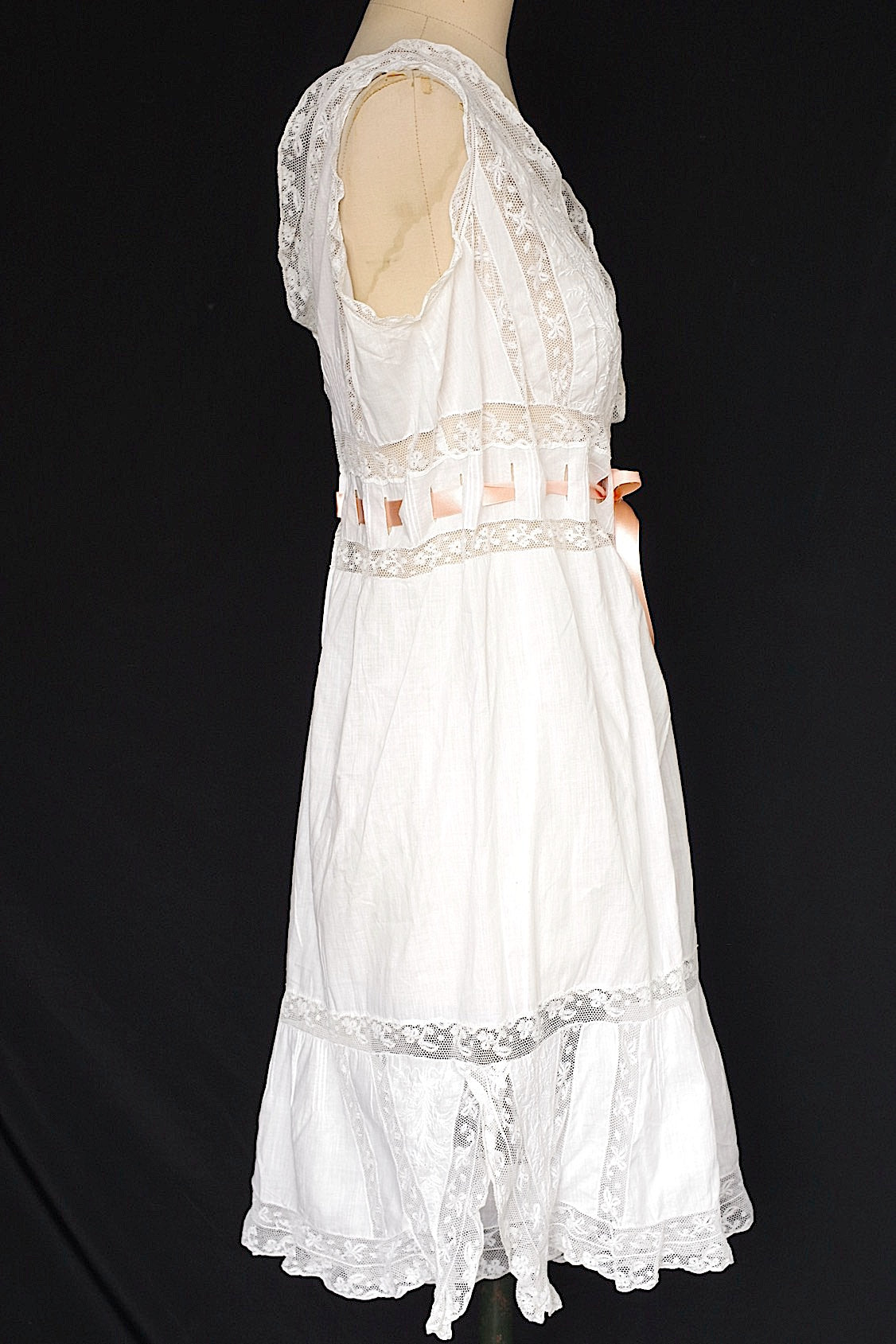 アンティークレースコンビネゾン  vêtement  antique .FR a l'epoque