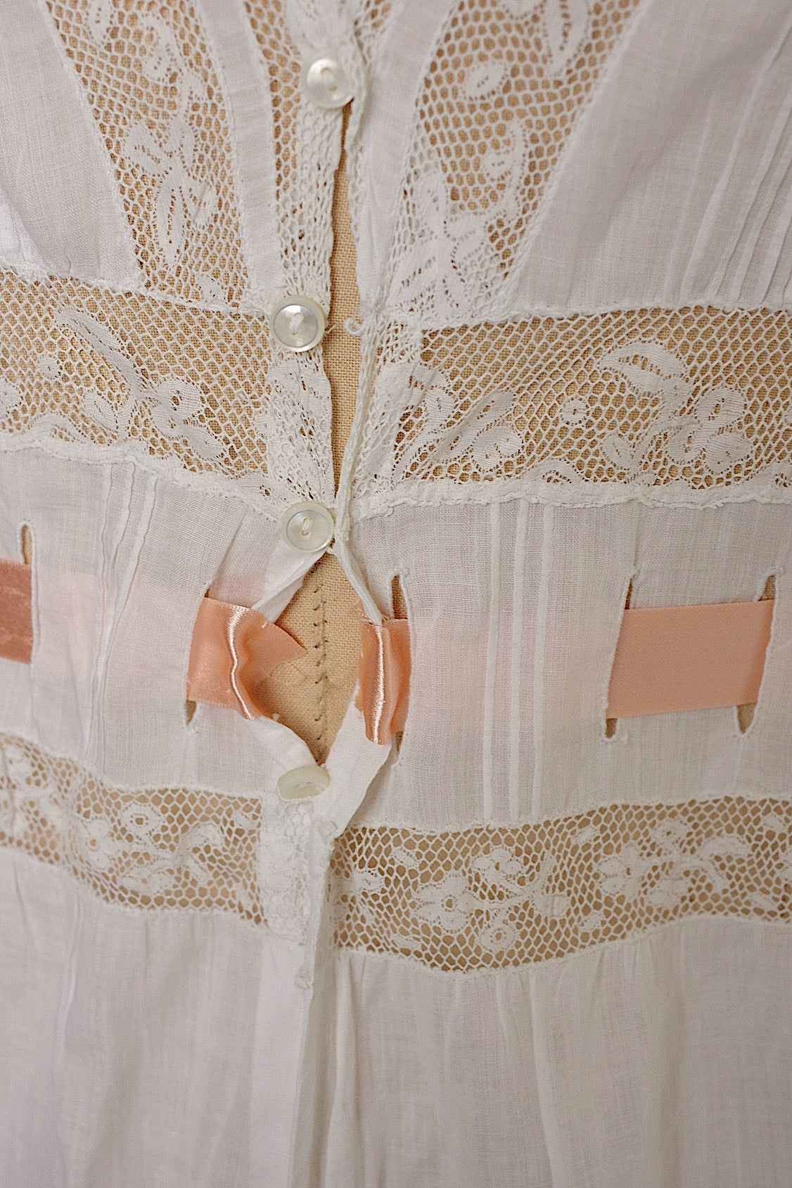 アンティークレースコンビネゾン  vêtement  antique .FR a l'epoque