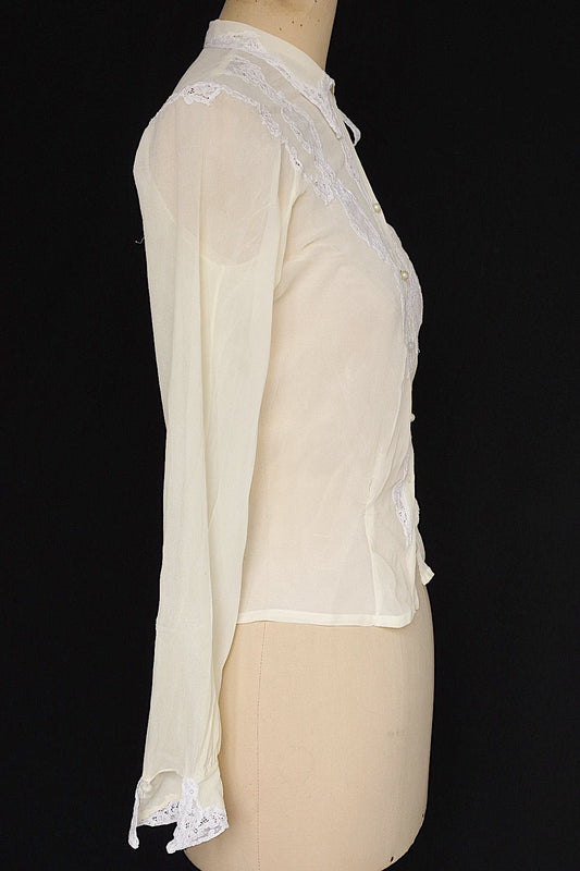 ヴィンテージブラウス vêtement vintage chemisiere .FR a l'epoque