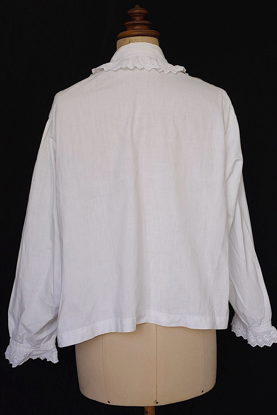 アンティークブラウス  vêtement  antique blouse 1 .FR a l'epoque