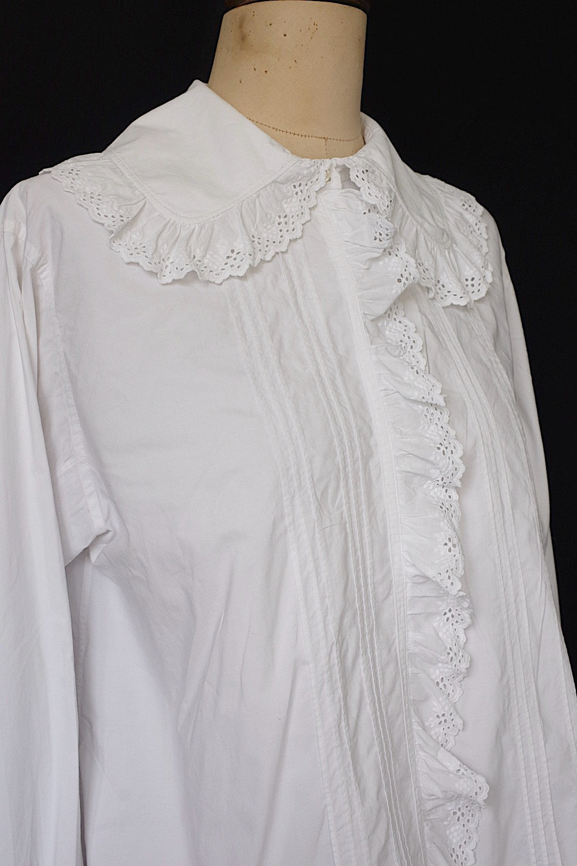 アンティークブラウス  vêtement  antique blouse 2 .FR a l'epoque