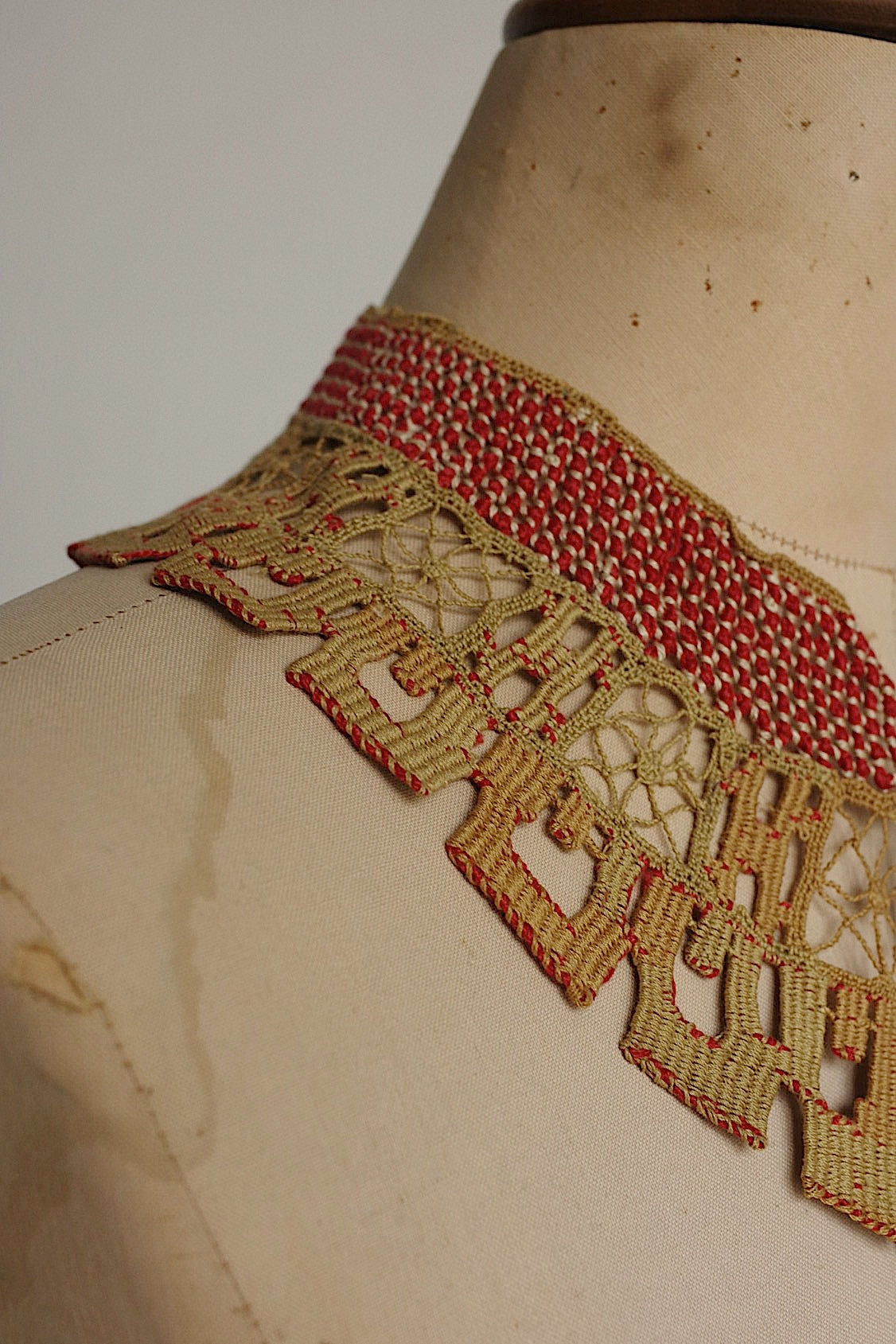 アンティークレース dentelle antique 襟  .FR a l'epoque