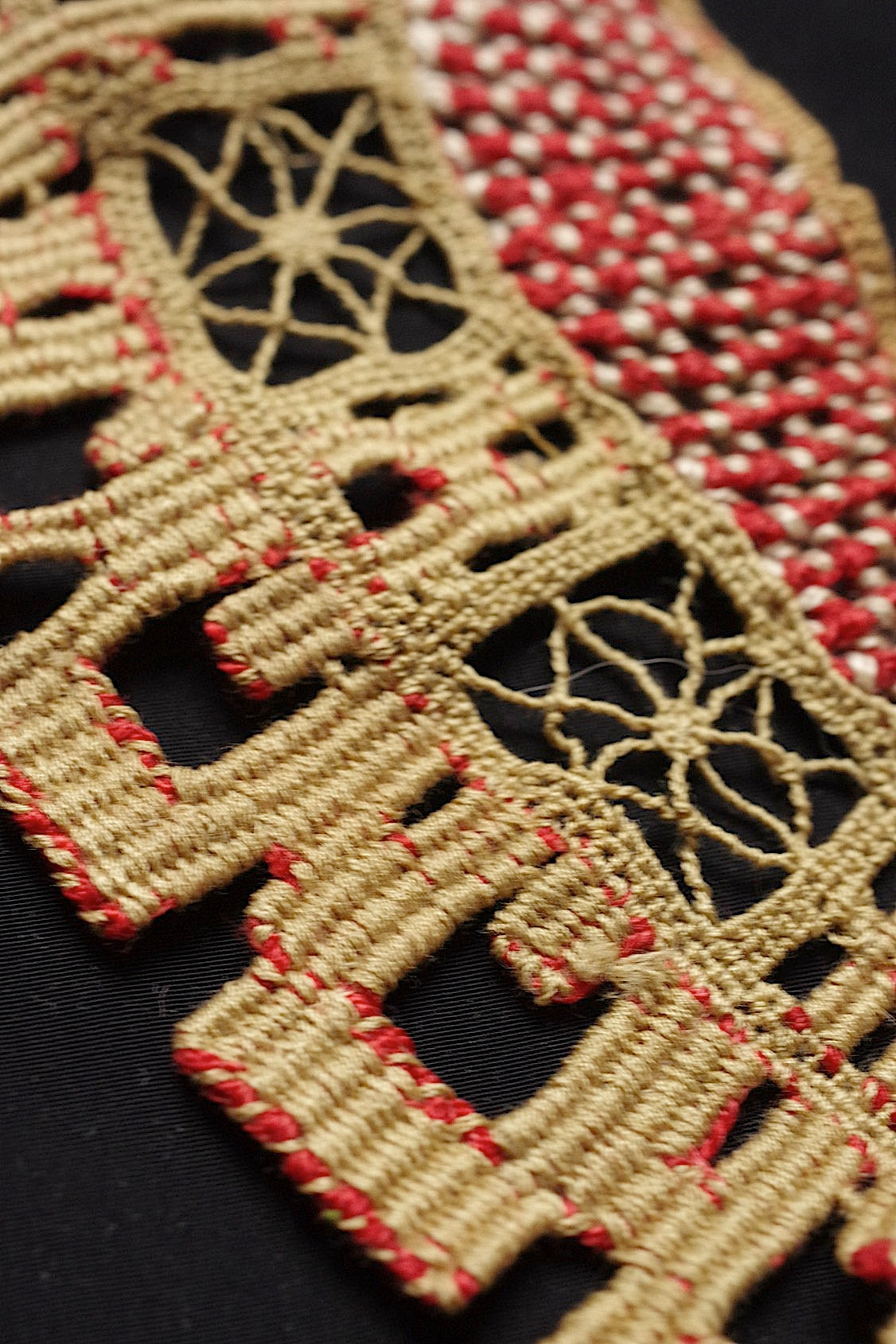 アンティークレース dentelle antique 襟  .FR a l'epoque