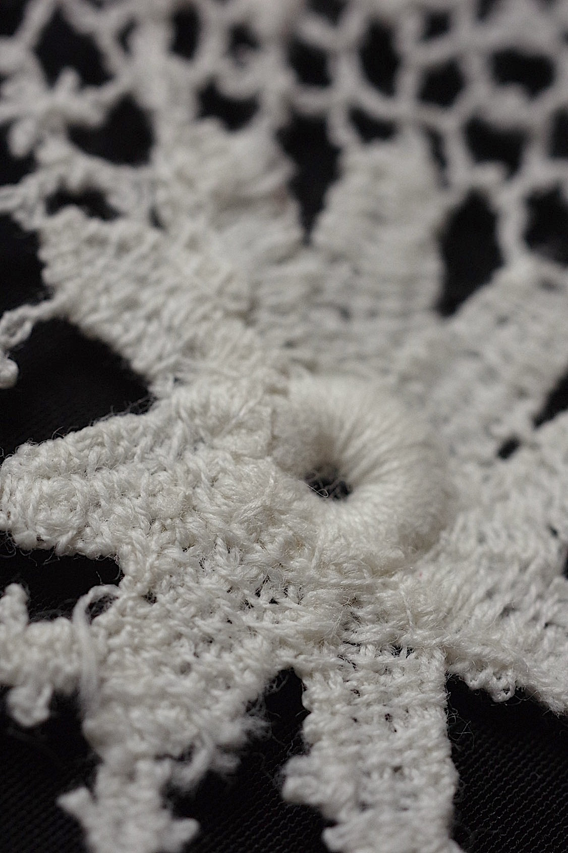 アンティークレース dentelle antique 襟2つ .FR a l'epoque