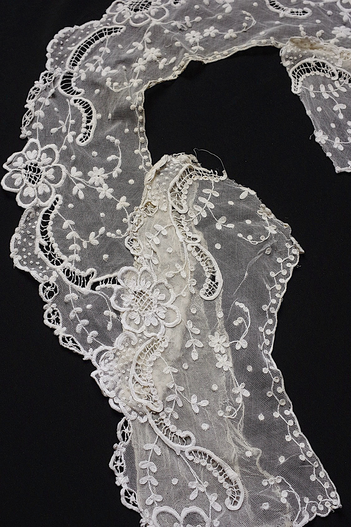 アンティークレース dentelle antique 素材用 lot .FR a l'epoque