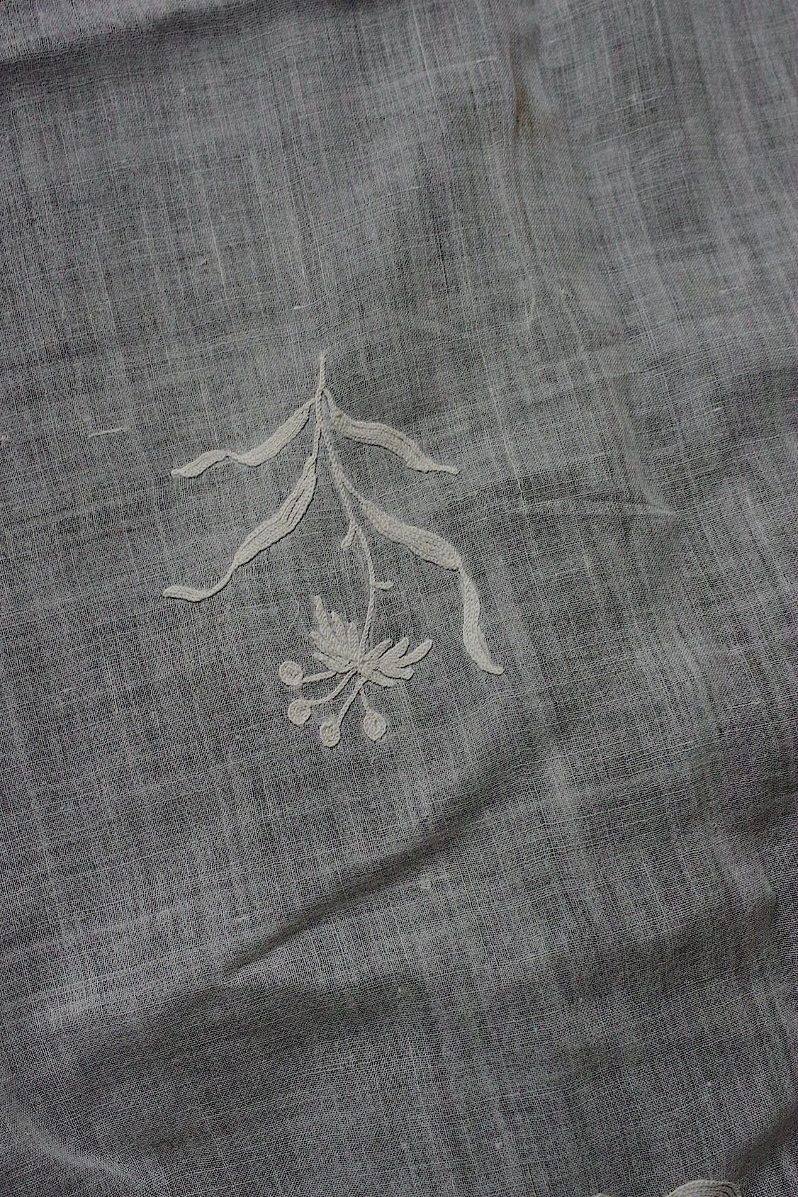 アンティークレース dentelle antique fichu 刺繍生地 lots 2 .FR a l'epoque