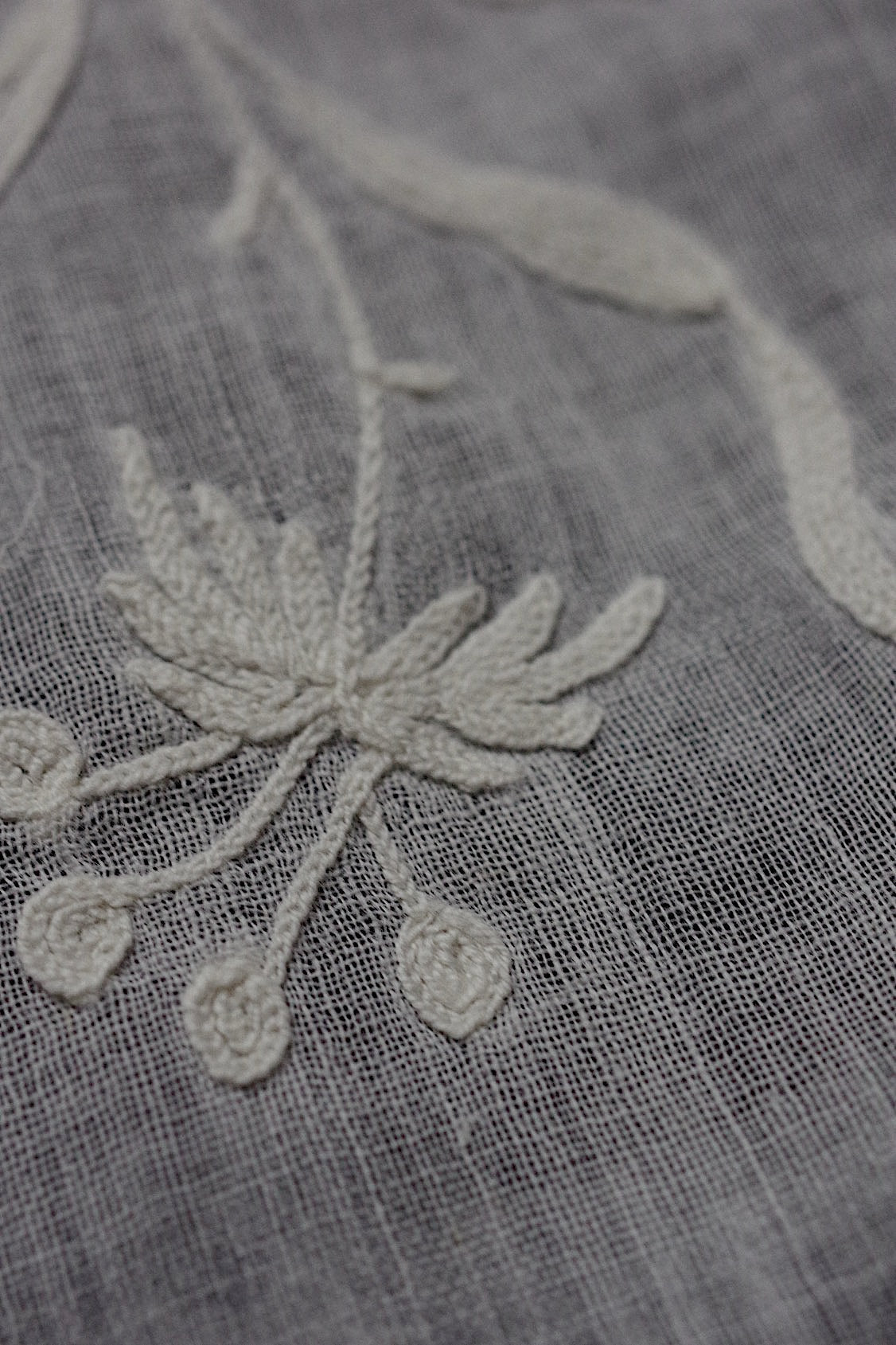 アンティークレース dentelle antique fichu 刺繍生地 lots 2 .FR a l'epoque