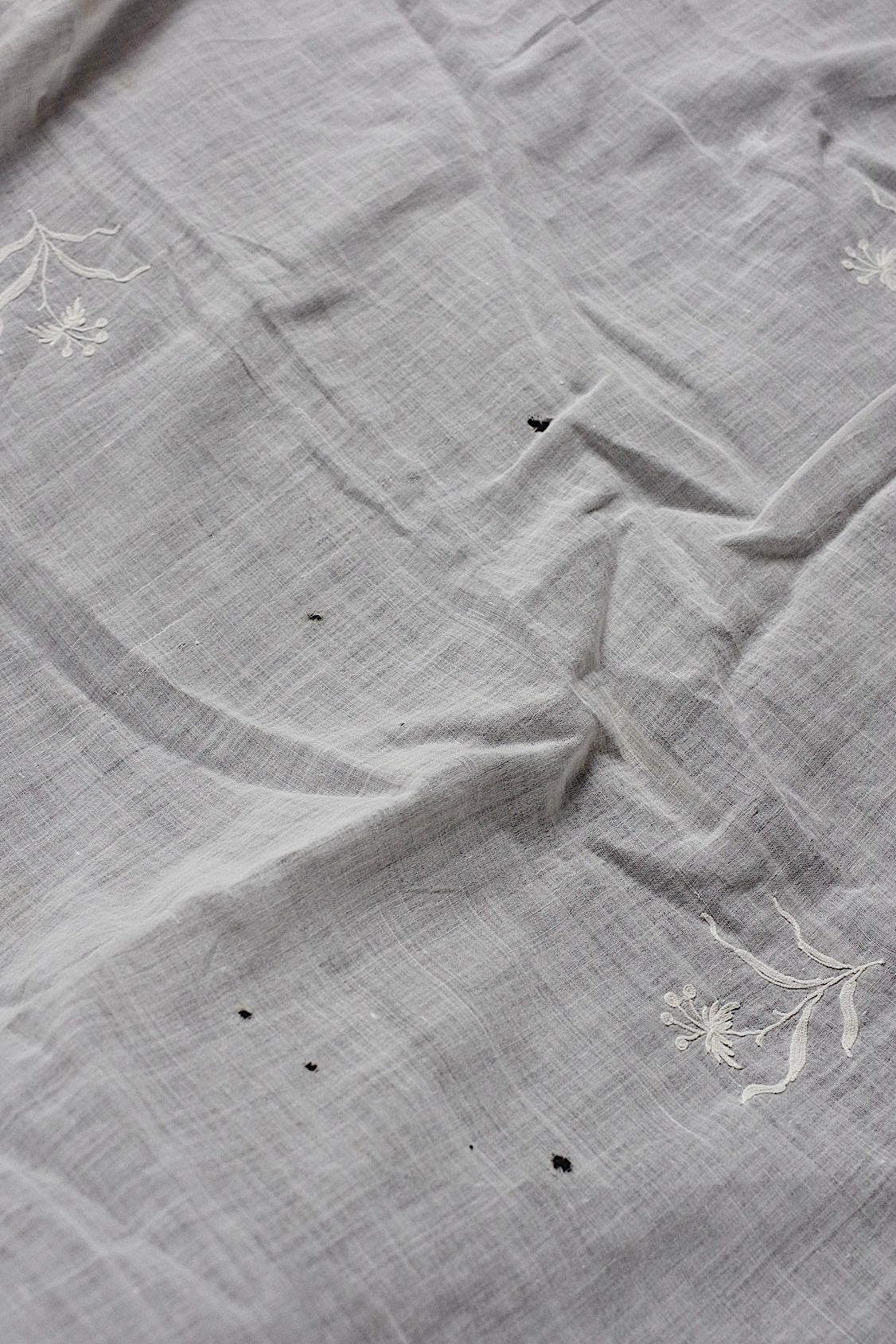 アンティークレース dentelle antique fichu 刺繍生地 lots 2 .FR a l'epoque