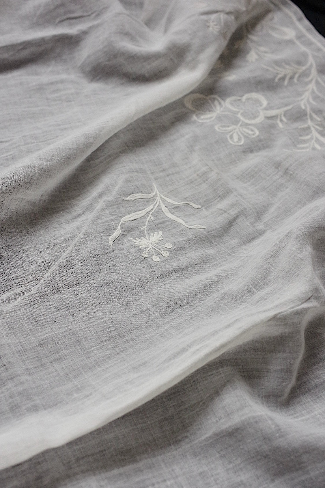 アンティークレース dentelle antique fichu 刺繍生地 lots 2 .FR a l'epoque