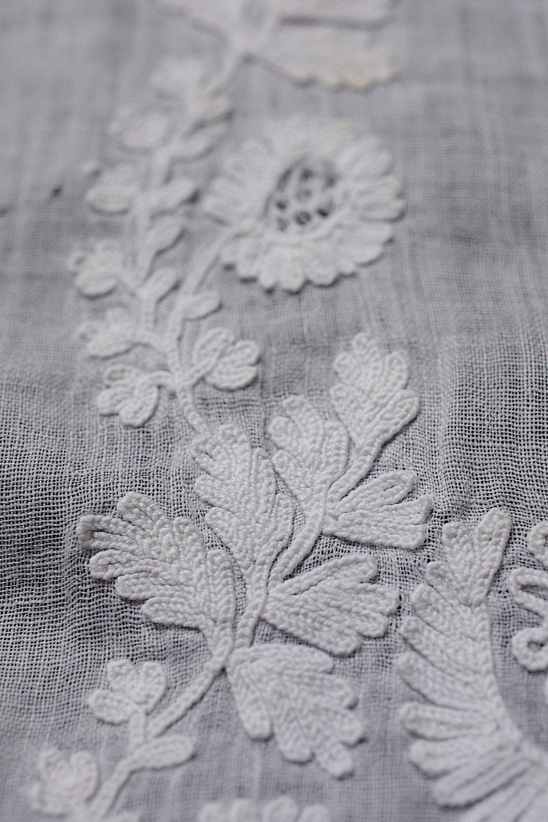 アンティークレース dentelle antique fichu 刺繍生地 lots 2 .FR a l'epoque