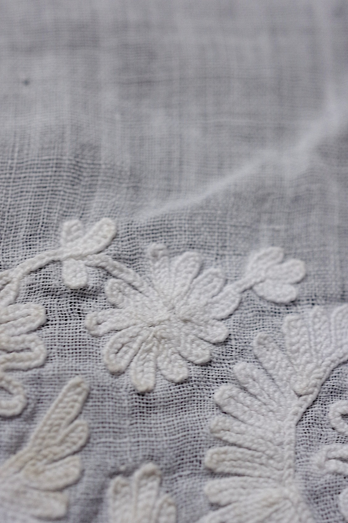 アンティークレース dentelle antique fichu 刺繍生地 lots 2 .FR a l'epoque