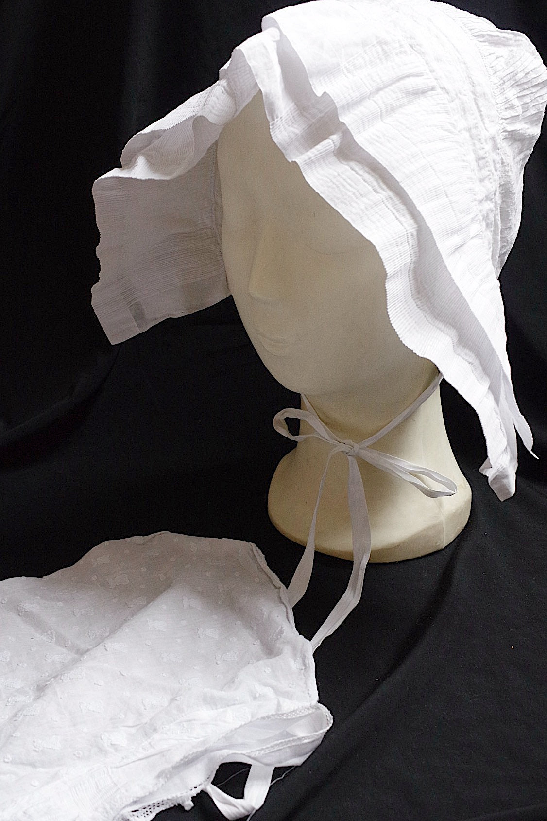 アンティークレース dentelle antique ボネ プチプリ .FR a l'epoque