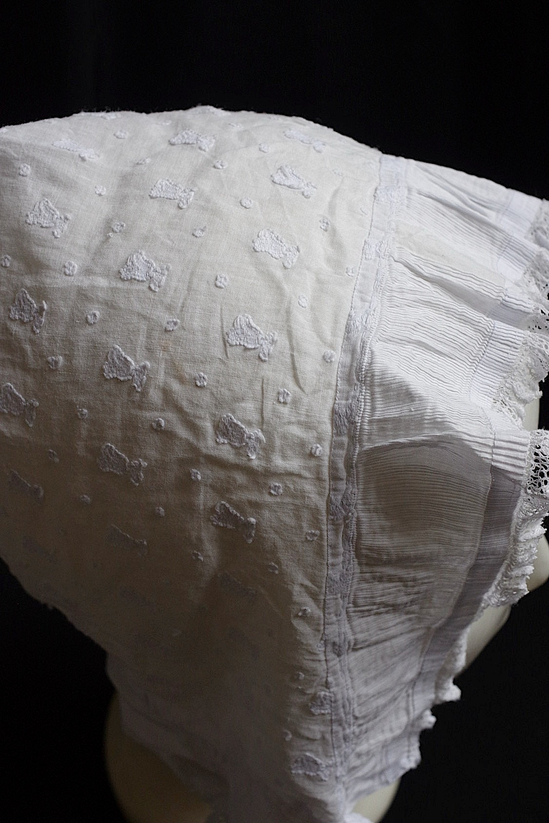 アンティークレース dentelle antique ボネ プチプリ .FR a l'epoque