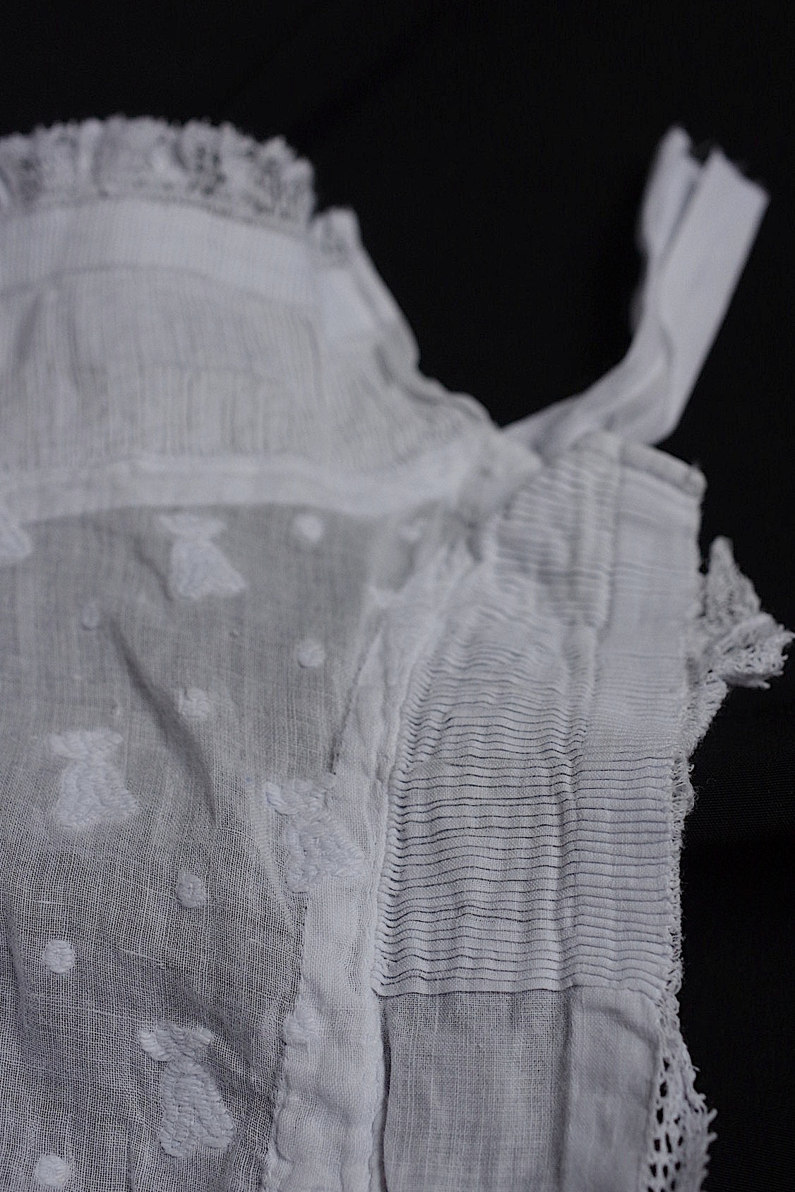 アンティークレース dentelle antique ボネ プチプリ .FR a l'epoque