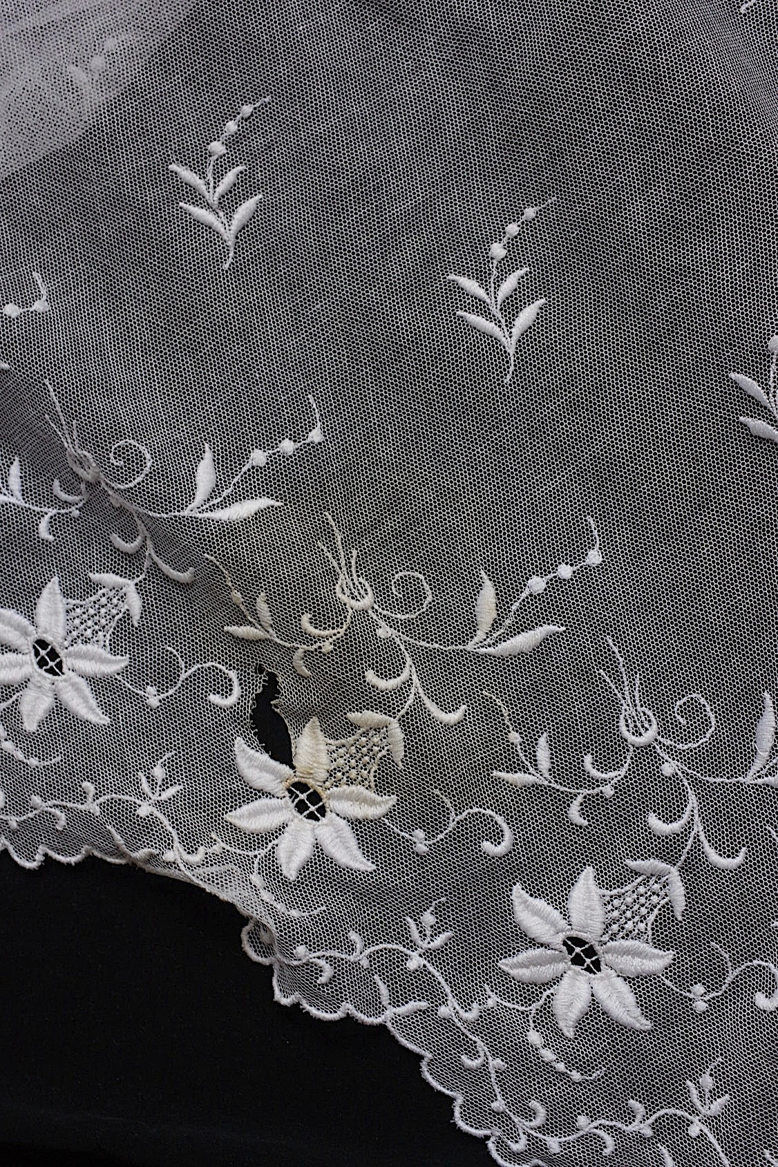 アンティークレース dentelle antique レース生地 613cm .FR a l'epoque