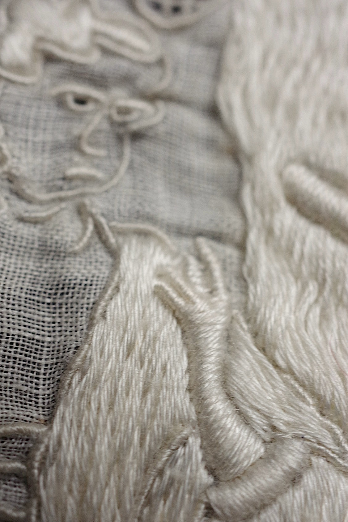 アンティークレース dentelle antique 刺繍ハギレ .FR a l'epoque