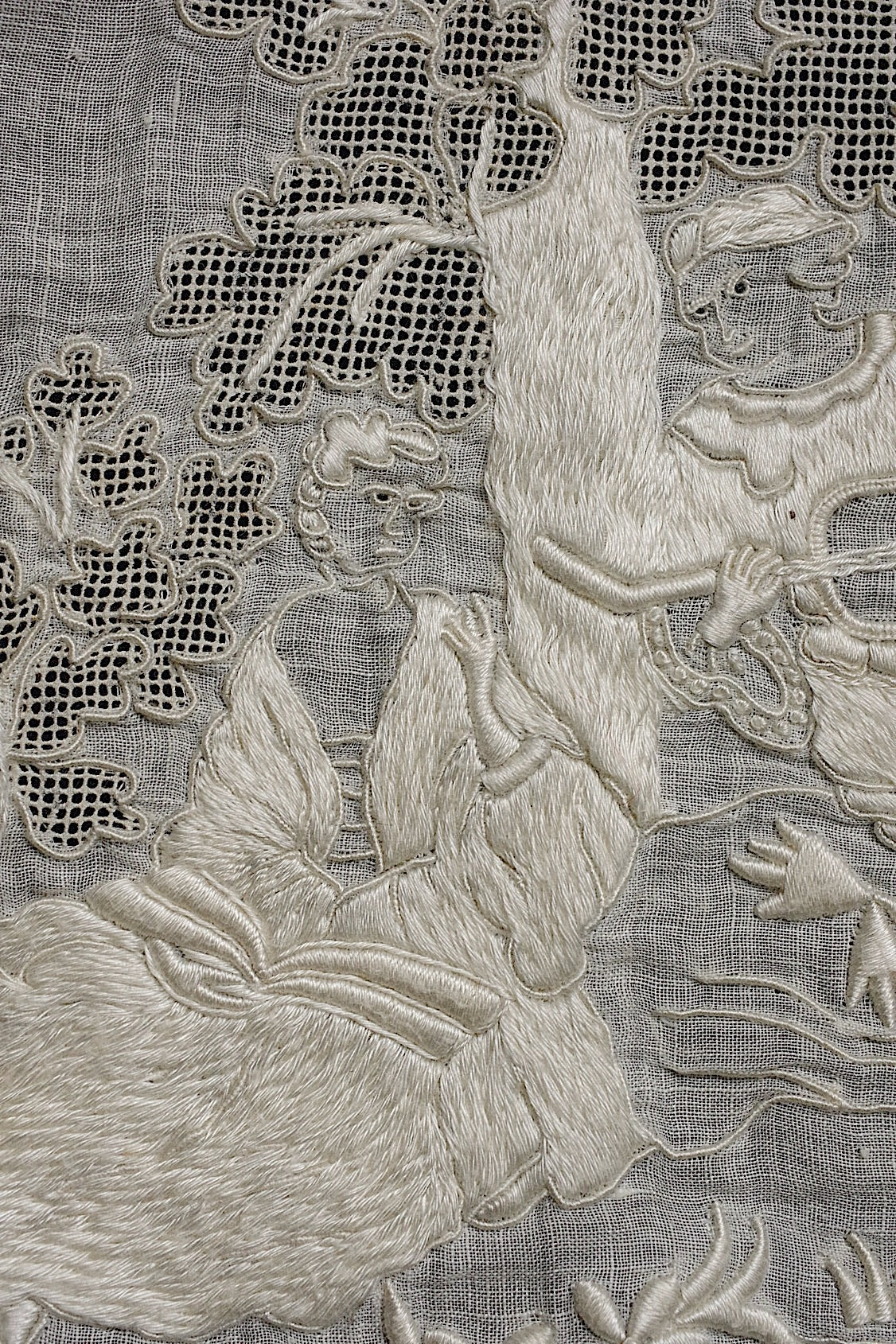 アンティークレース dentelle antique 刺繍ハギレ .FR a l'epoque