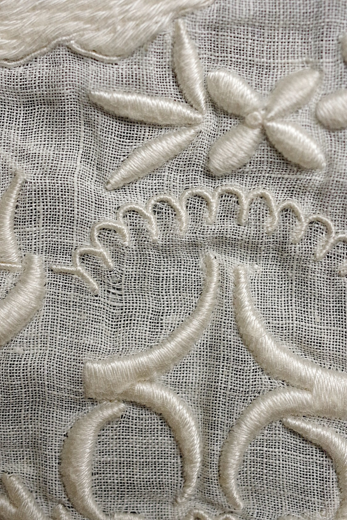 アンティークレース dentelle antique 刺繍ハギレ .FR a l'epoque