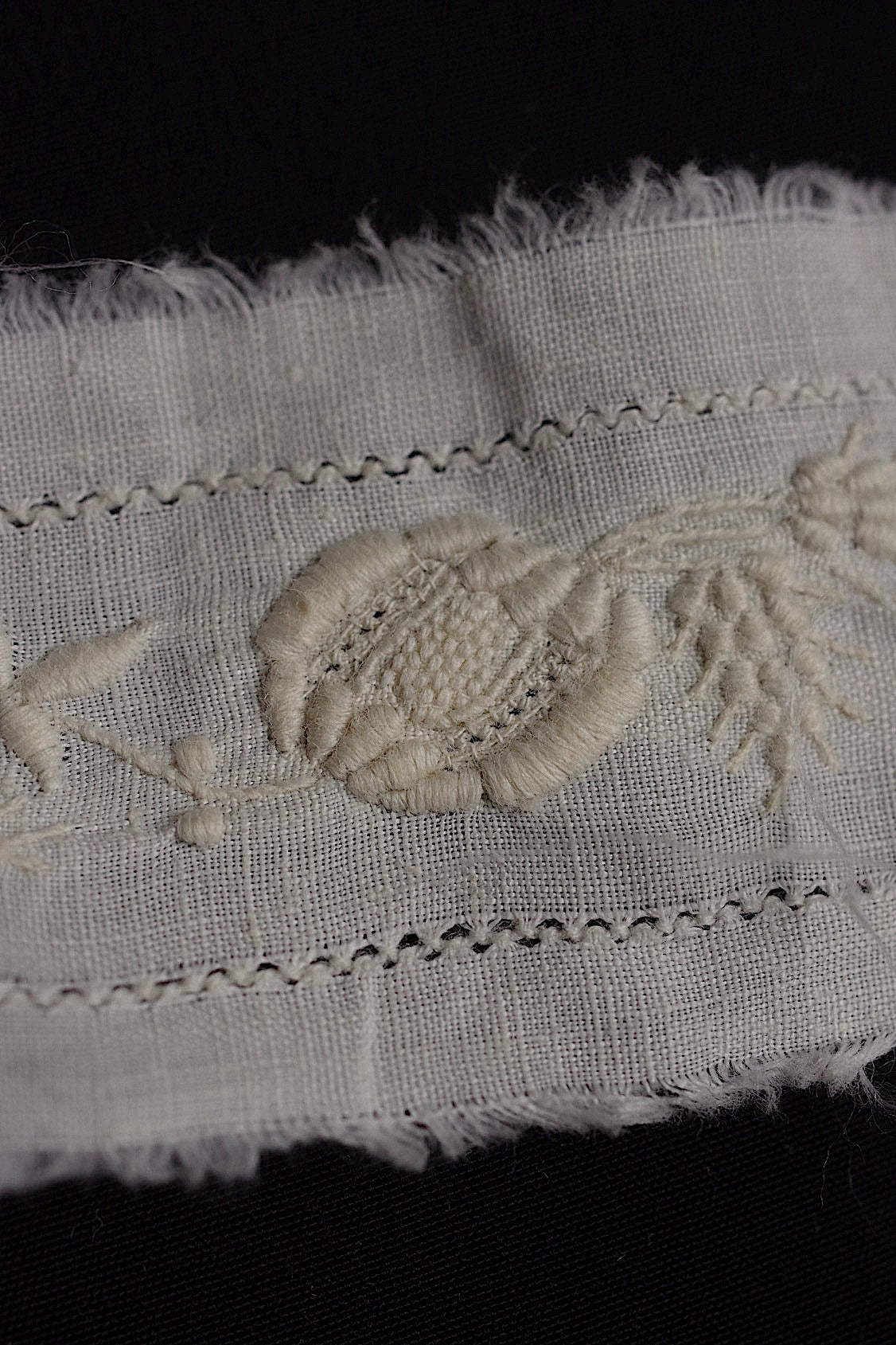 アンティークレース dentelle antique 207cm .FR a l'epoque