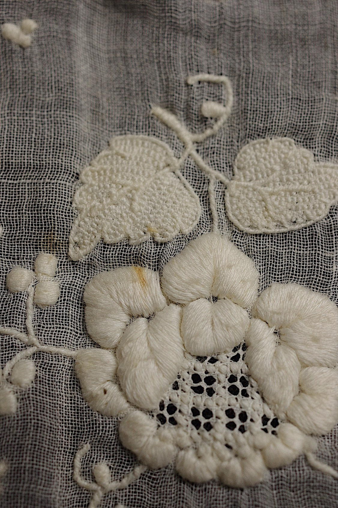 アンティークレース dentelle antique plastron 刺繍 .FR a l'epoque