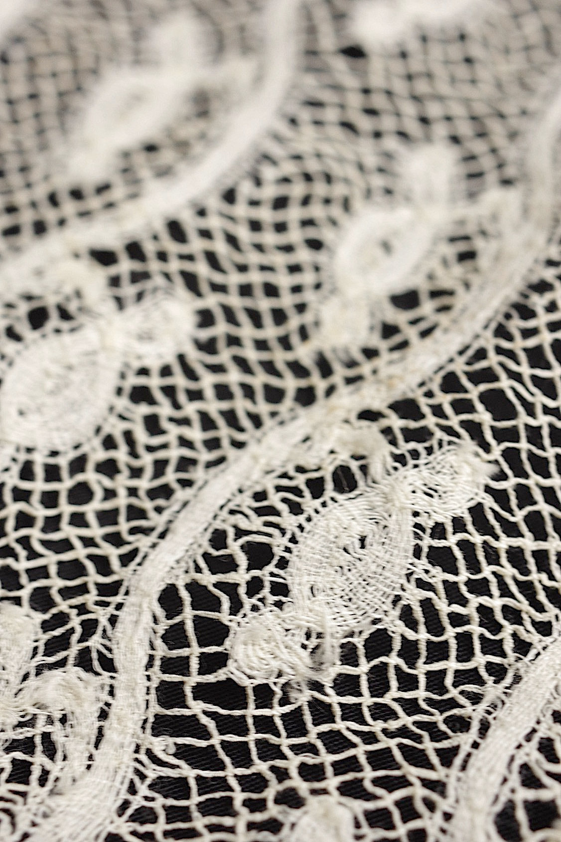 アンティークレース dentelle antique レースハギレlot .FR a l'epoque