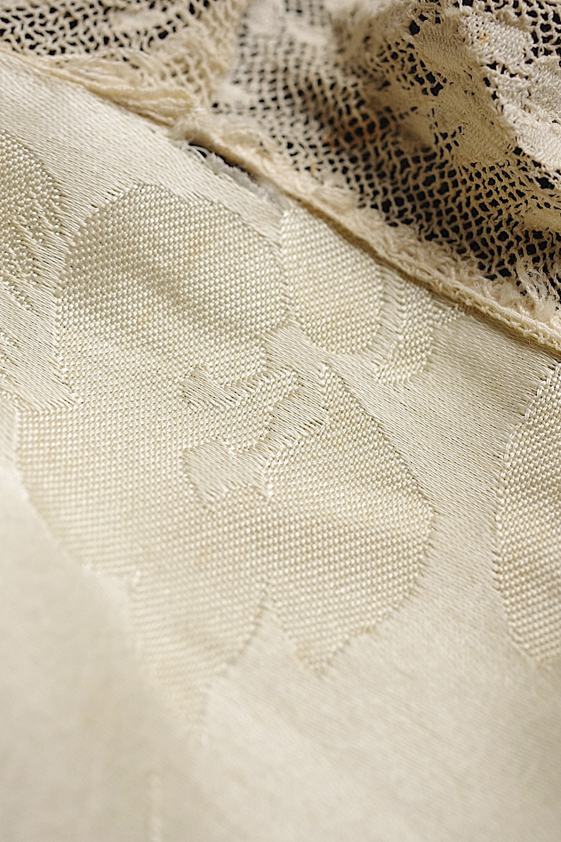 アンティークレース dentelle antique エプロン2つ .FR a l'epoque