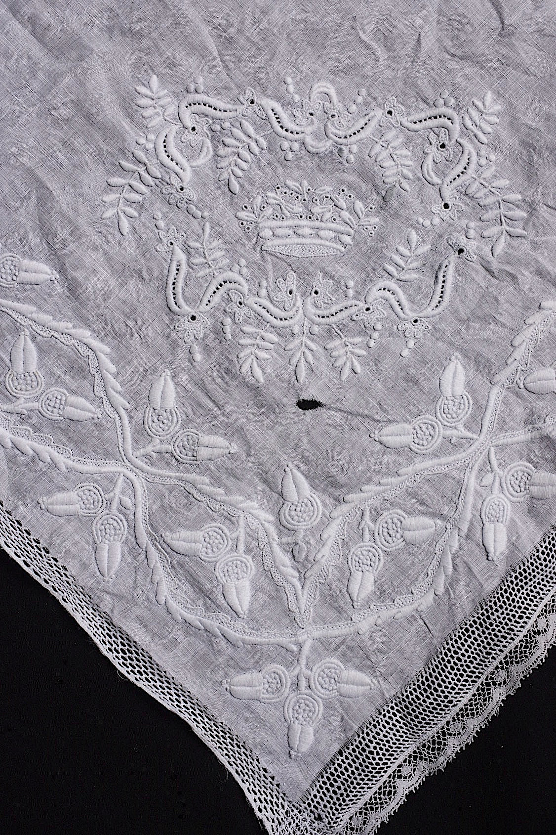 アンティークレース dentelle antique 刺繍 lot1 .FR a l'epoque