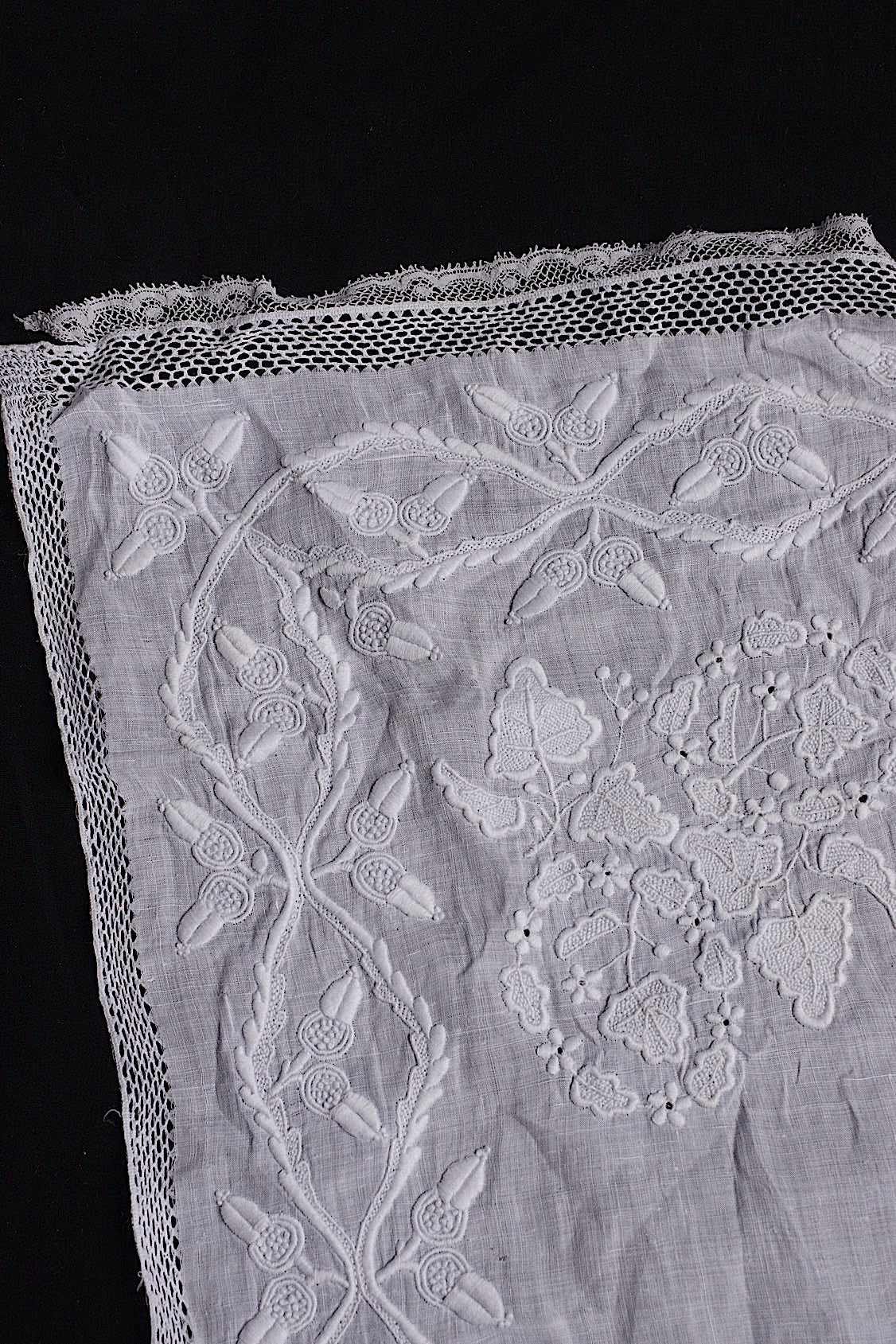 アンティークレース dentelle antique 刺繍 lot1 .FR a l'epoque