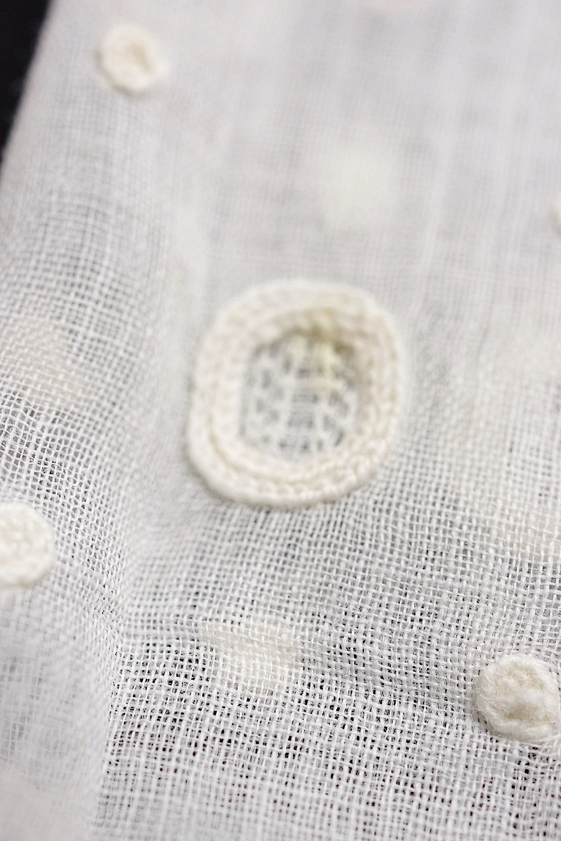 アンティークレース dentelle antique 刺繍ショール .FR a l'epoque