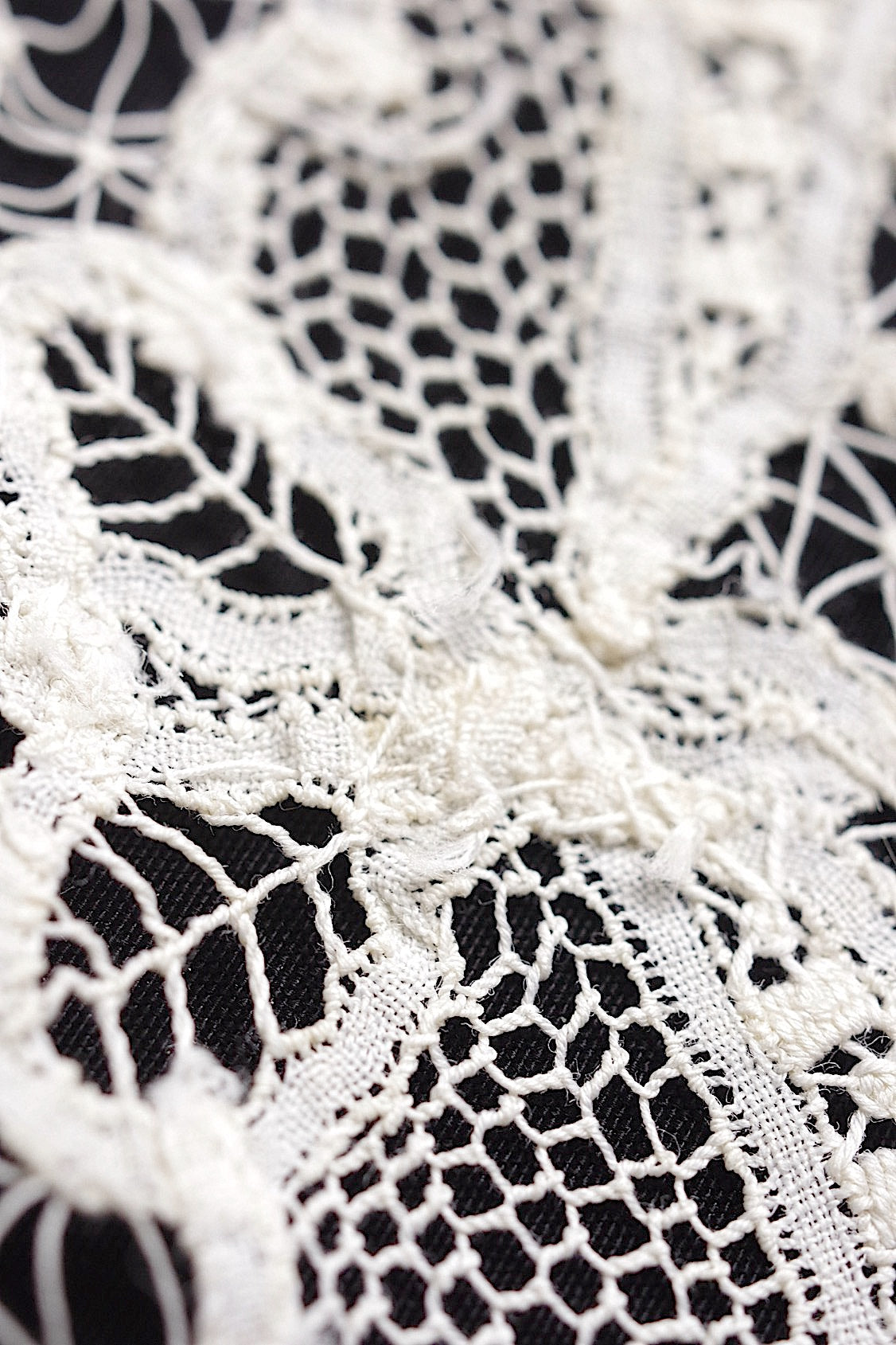 アンティークレース dentelle antique 4種 lots1 .FR a l'epoque