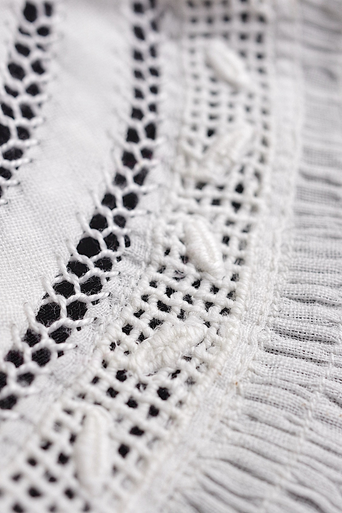 アンティークレース dentelle antique 4種 lots1 .FR a l'epoque