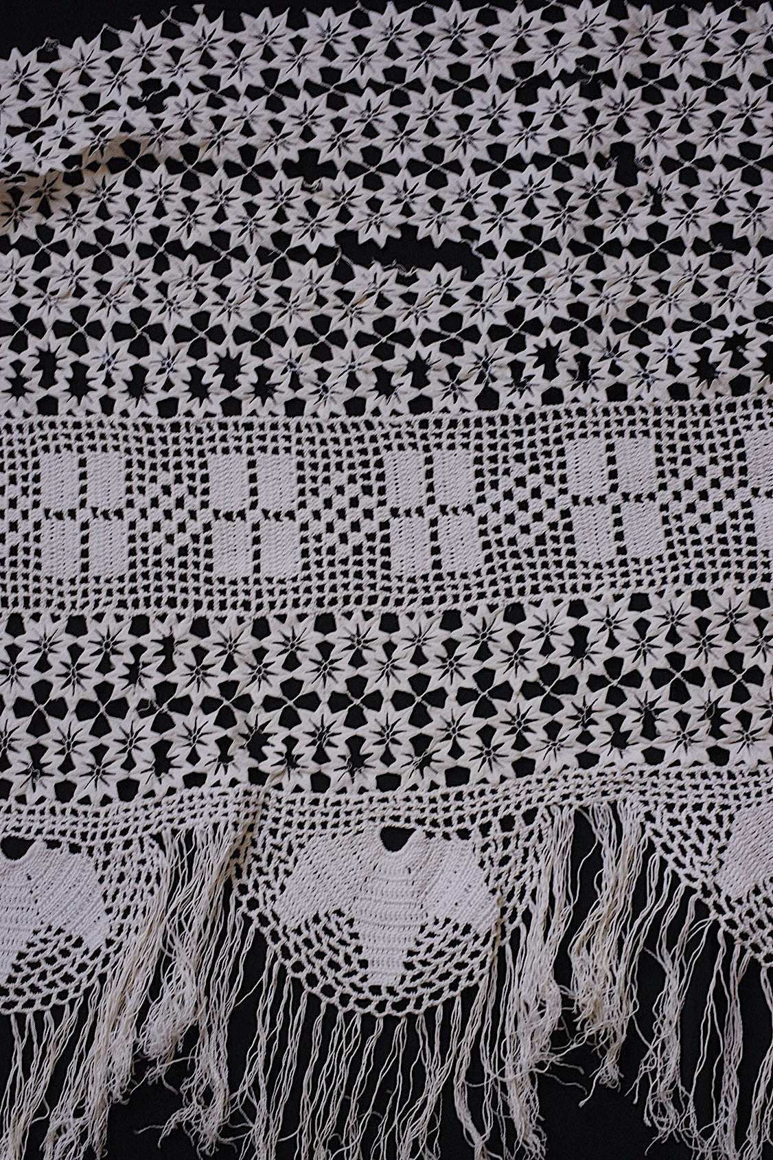 アンティークレース dentelle antique レースハギレ素材用 lots 2 .FR a l'epoque