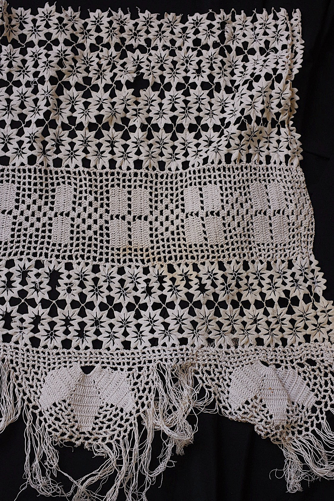 アンティークレース dentelle antique レースハギレ素材用 lots 2 .FR a l'epoque