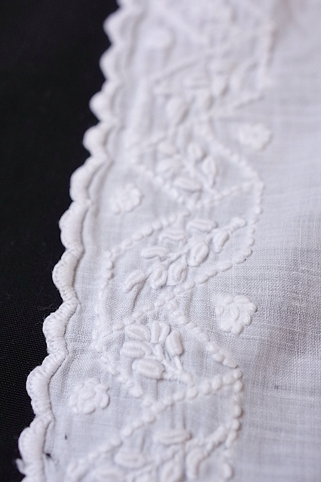 アンティークハンカチ mouchoir antique lots 1 .FR a l'epoque