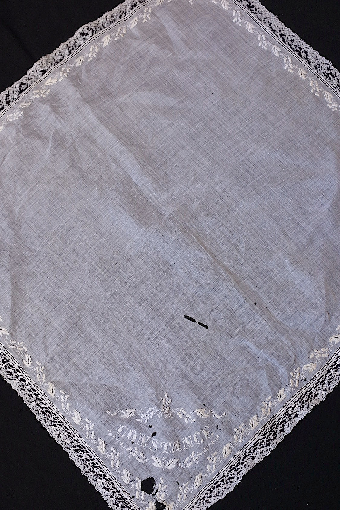 アンティークハンカチ mouchoir antique lots 1 .FR a l'epoque