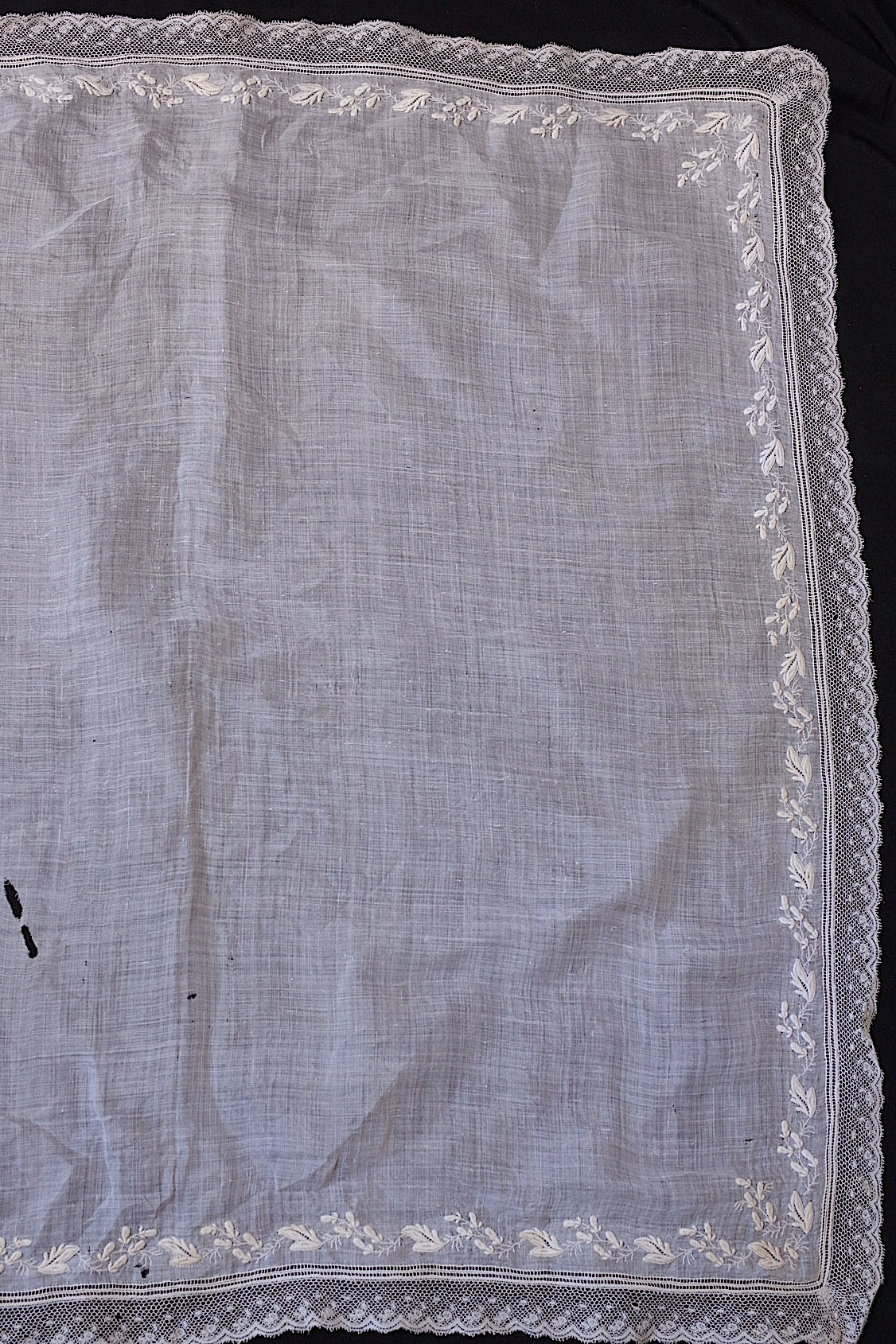 アンティークハンカチ mouchoir antique lots 1 .FR a l'epoque