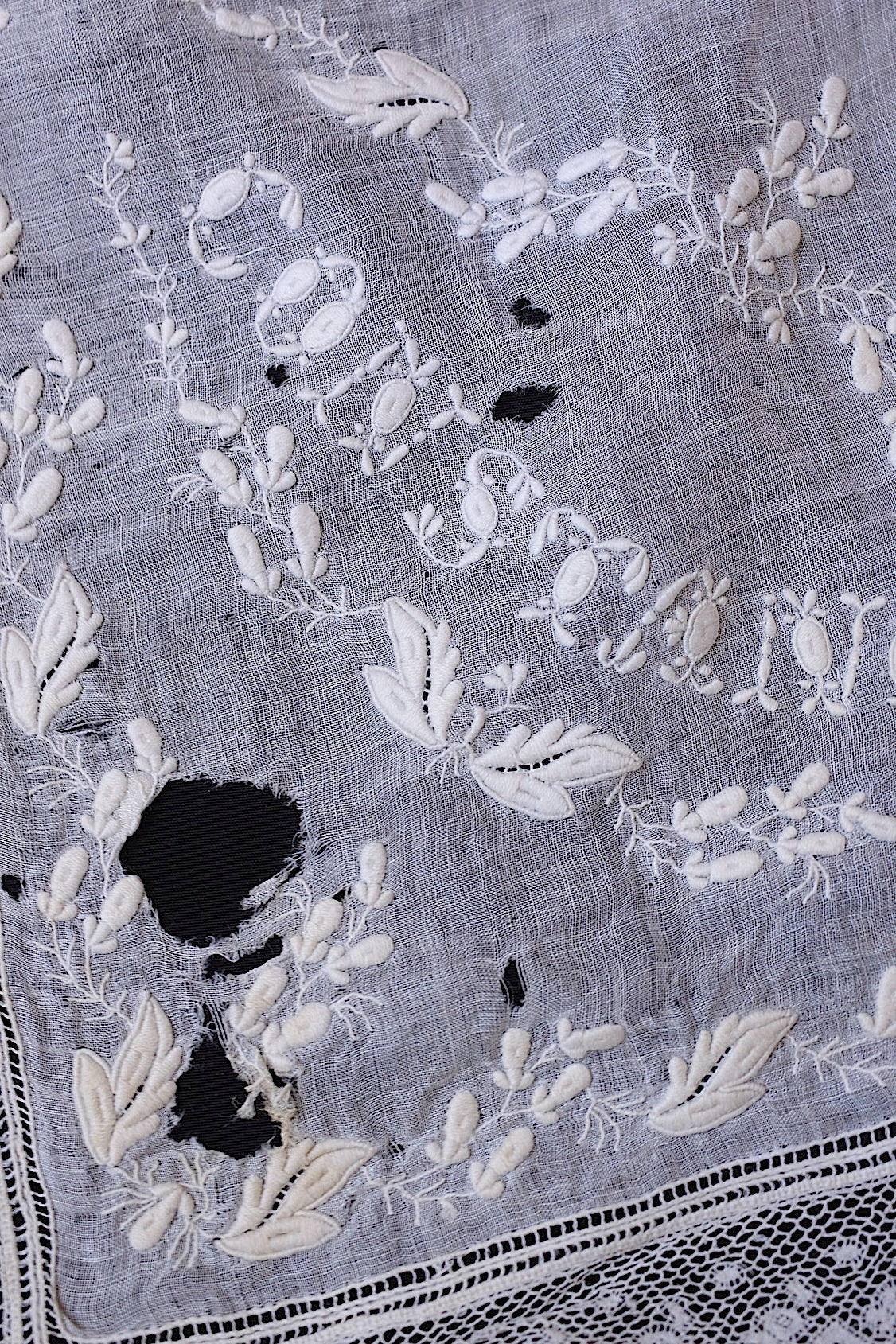 アンティークハンカチ mouchoir antique lots 1 .FR a l'epoque