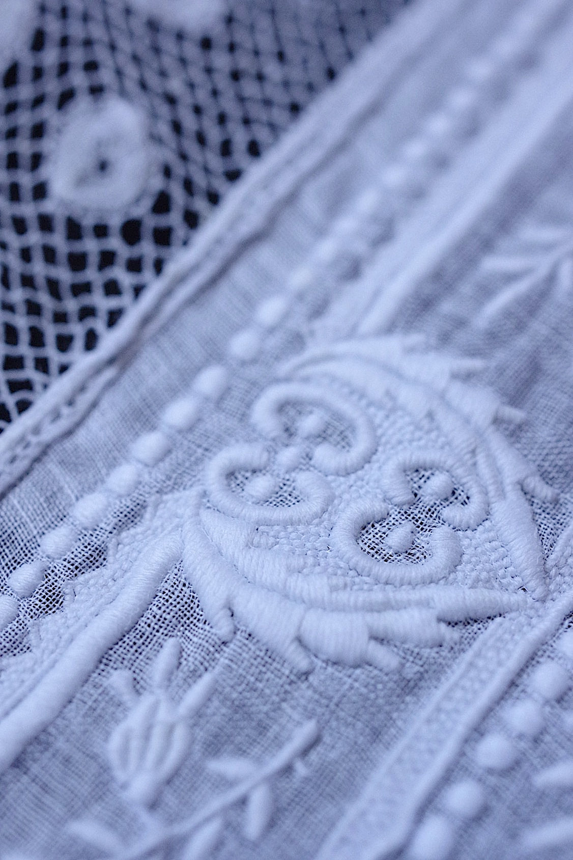 アンティークハンカチ mouchoir antique lots 2 .FR a l'epoque